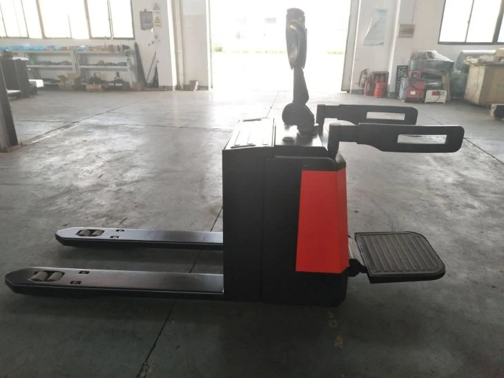 stand tape hydraulic electric pallet truck